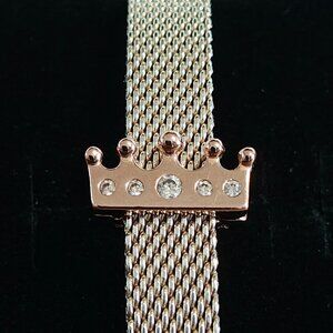 Authentic Pandora Rose Reflexions Crown Clip Charm 787599CZ